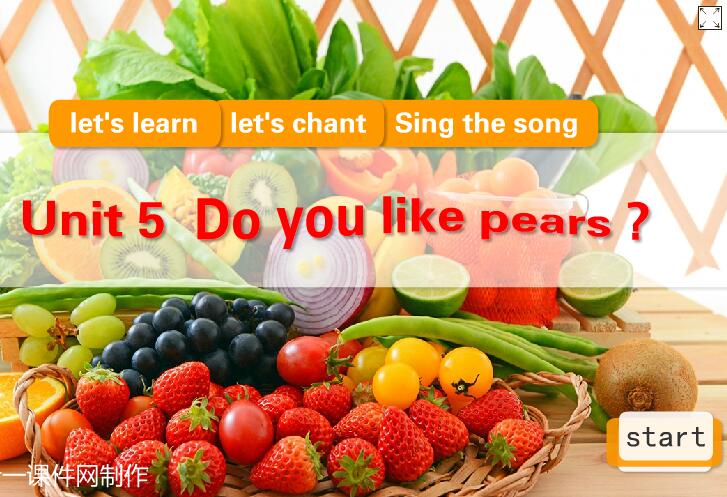 小学三年级下册英语《unit 5 Do you like pears？》