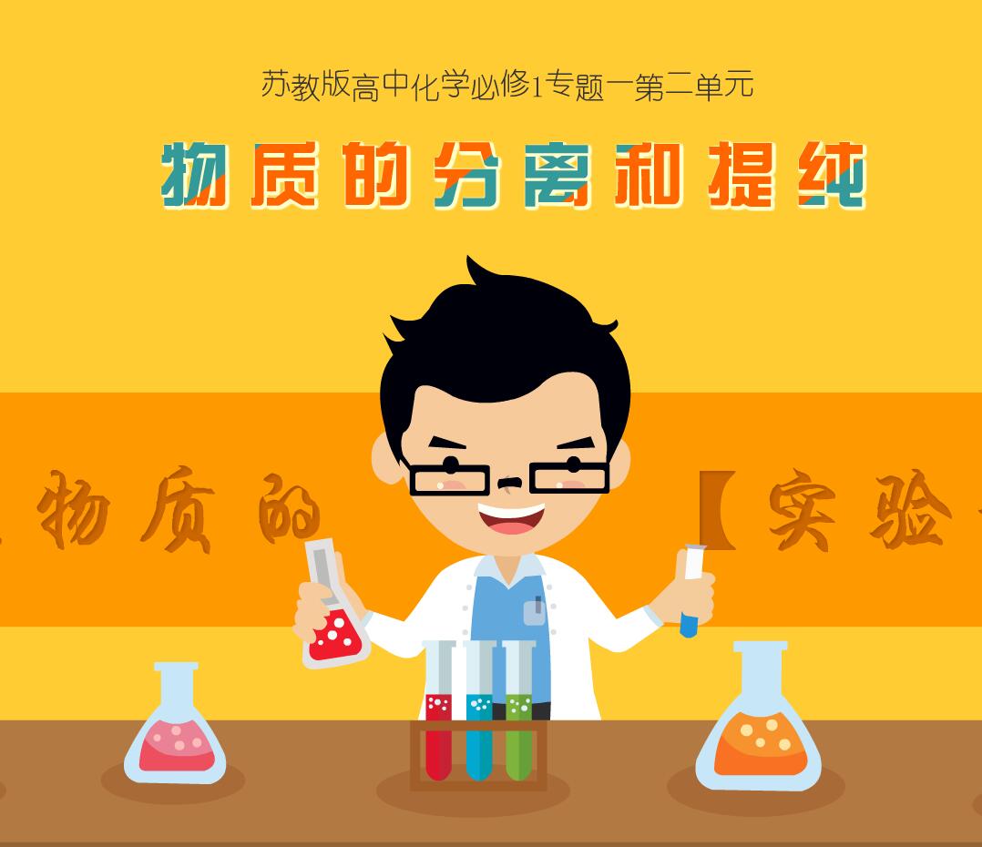 苏教版高中化学—研究物质的实验方法《物质的分离和提纯》flash教学课件